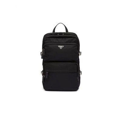 PRADA RE-NYLON AND SAFFIANO LEATHER BACKPACK 2VZ101 (45*26.5*21.5cm) 